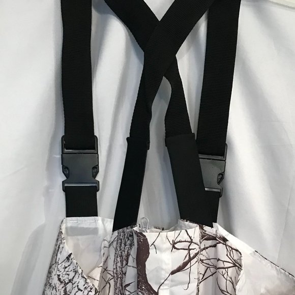 Hunt Worth True White Camo Rare Popular Suit Color Water Proof Jacket & Pants - Picture 9 of 10